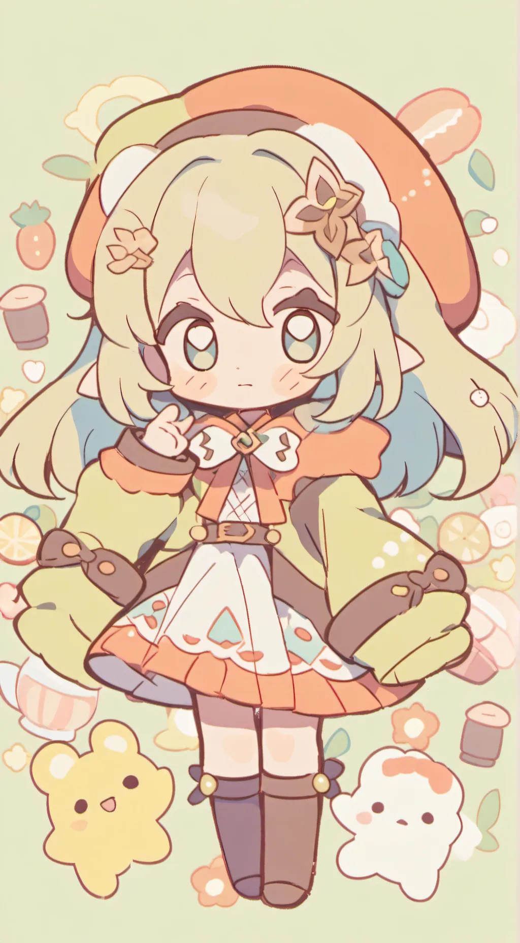 ai character: sprunki x soccer background