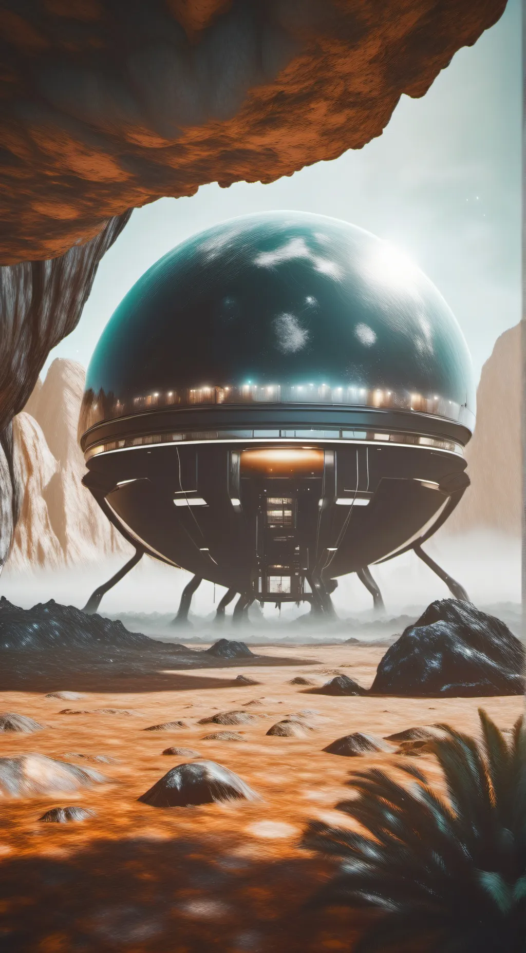 ai character: cat planet background