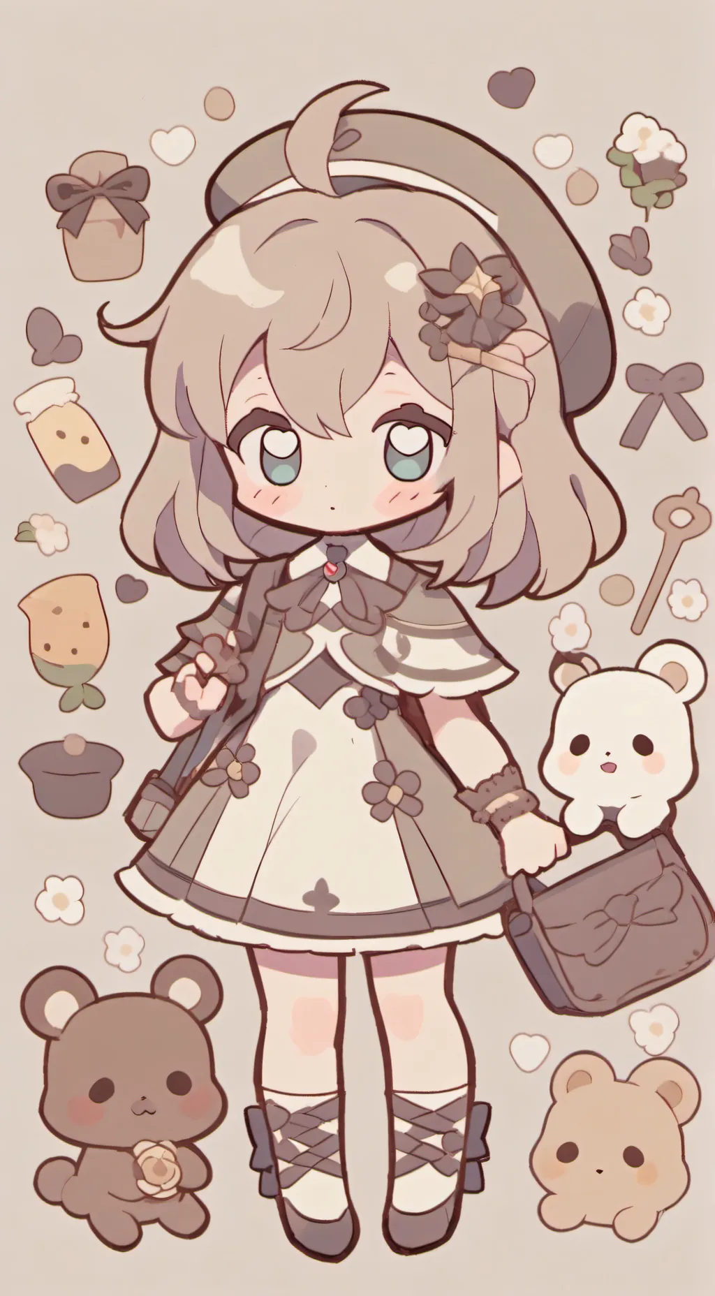 ai character: Nezuko background