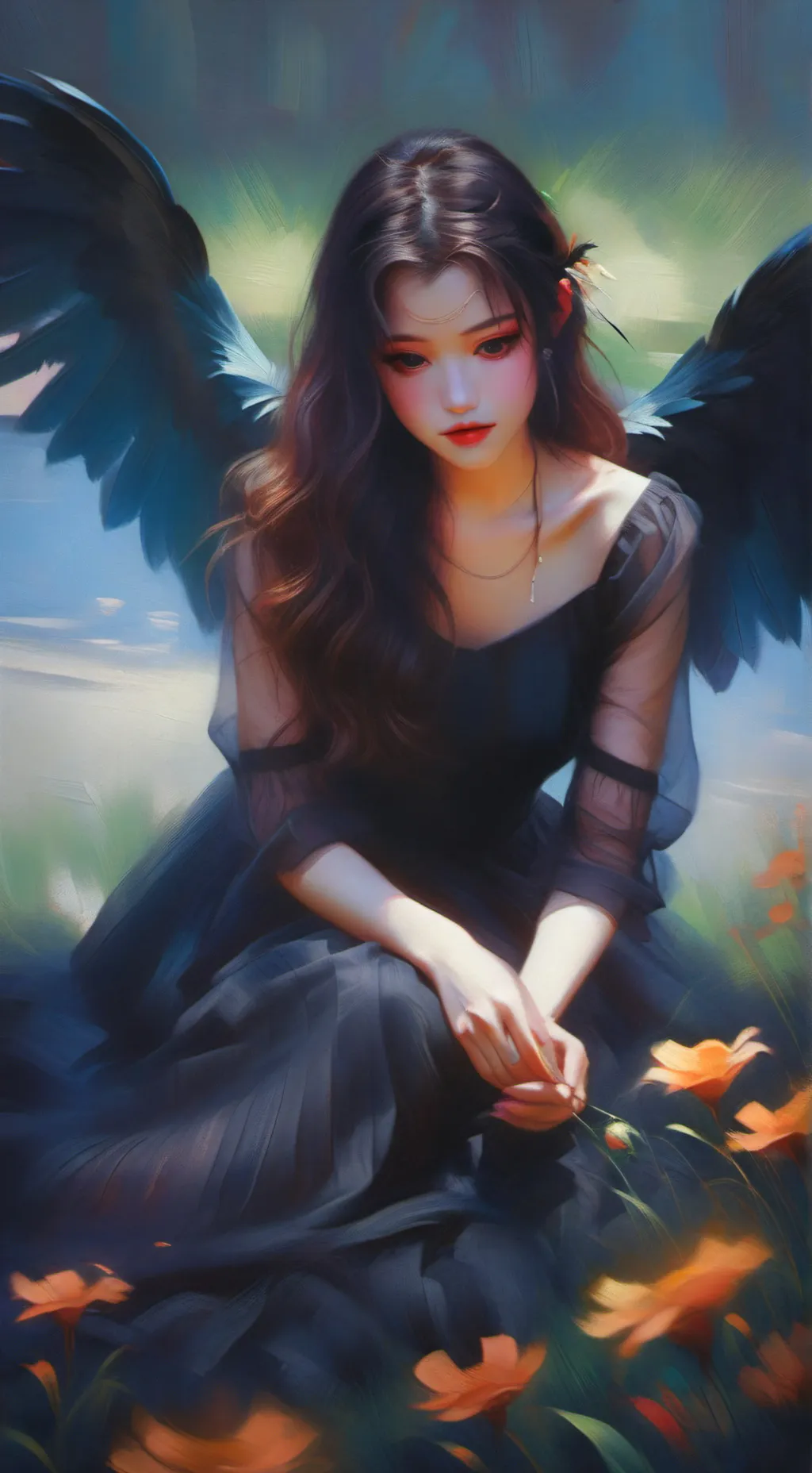 ai character: Ellaa background