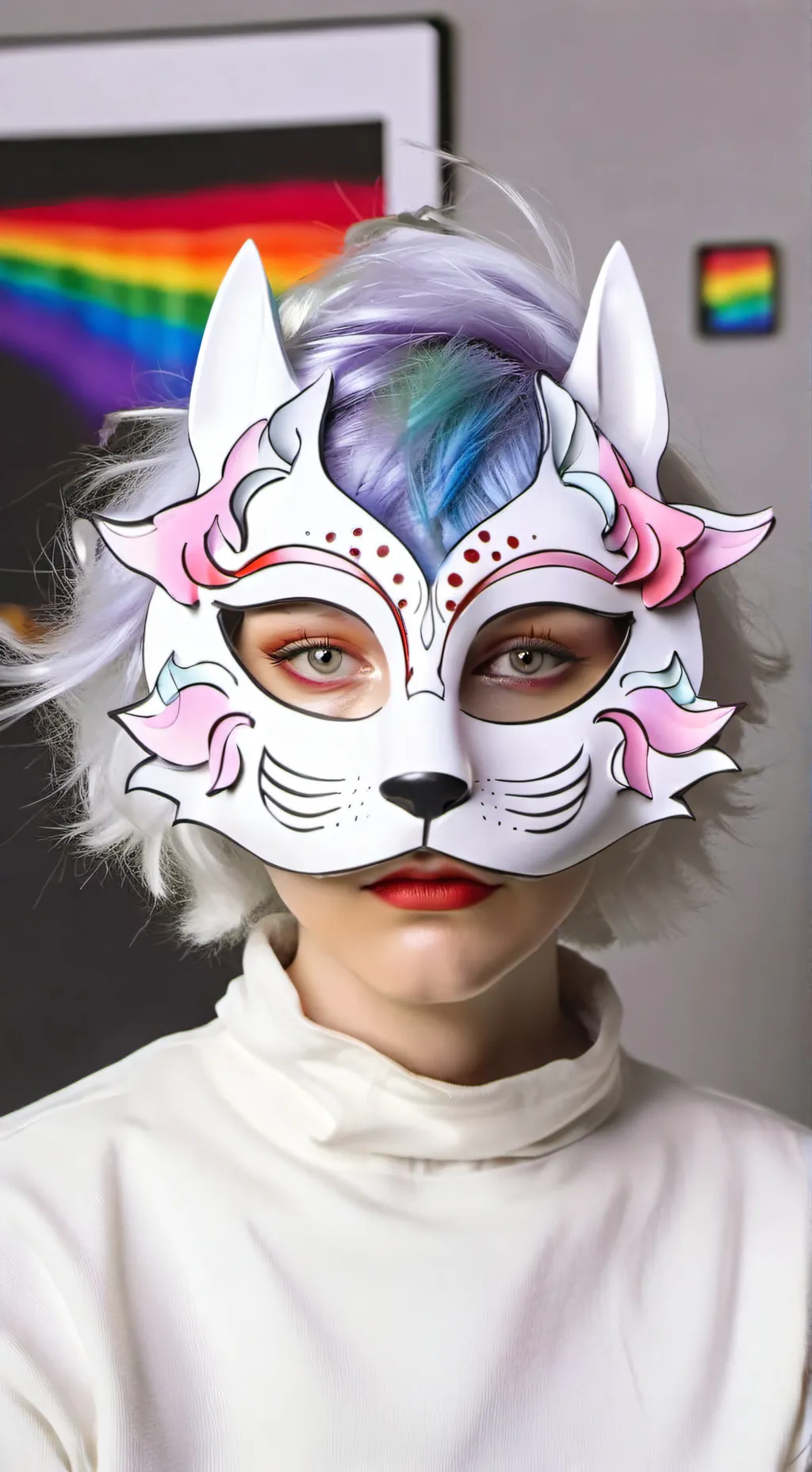 ai character: moon background