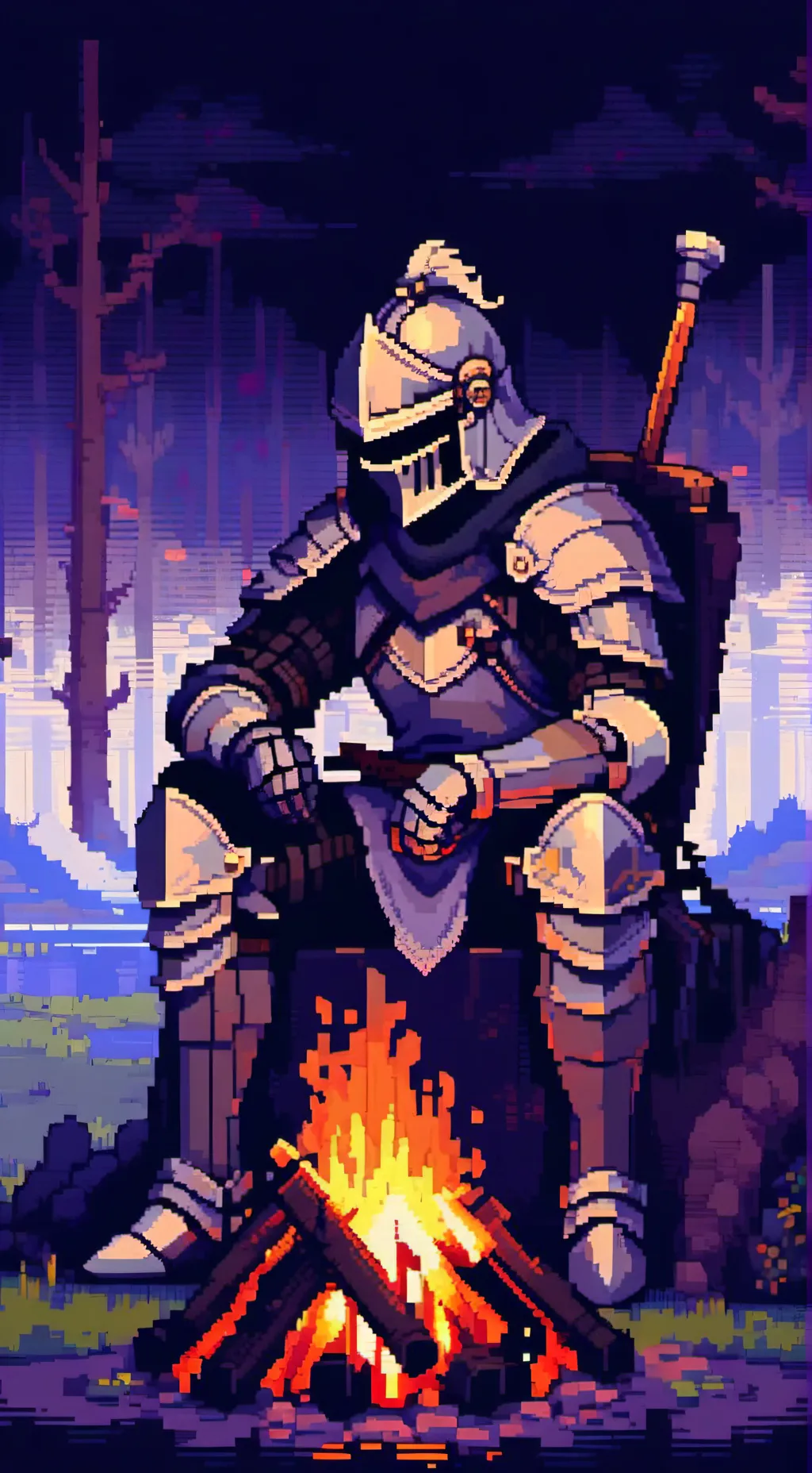 ai character: Scroll Break background