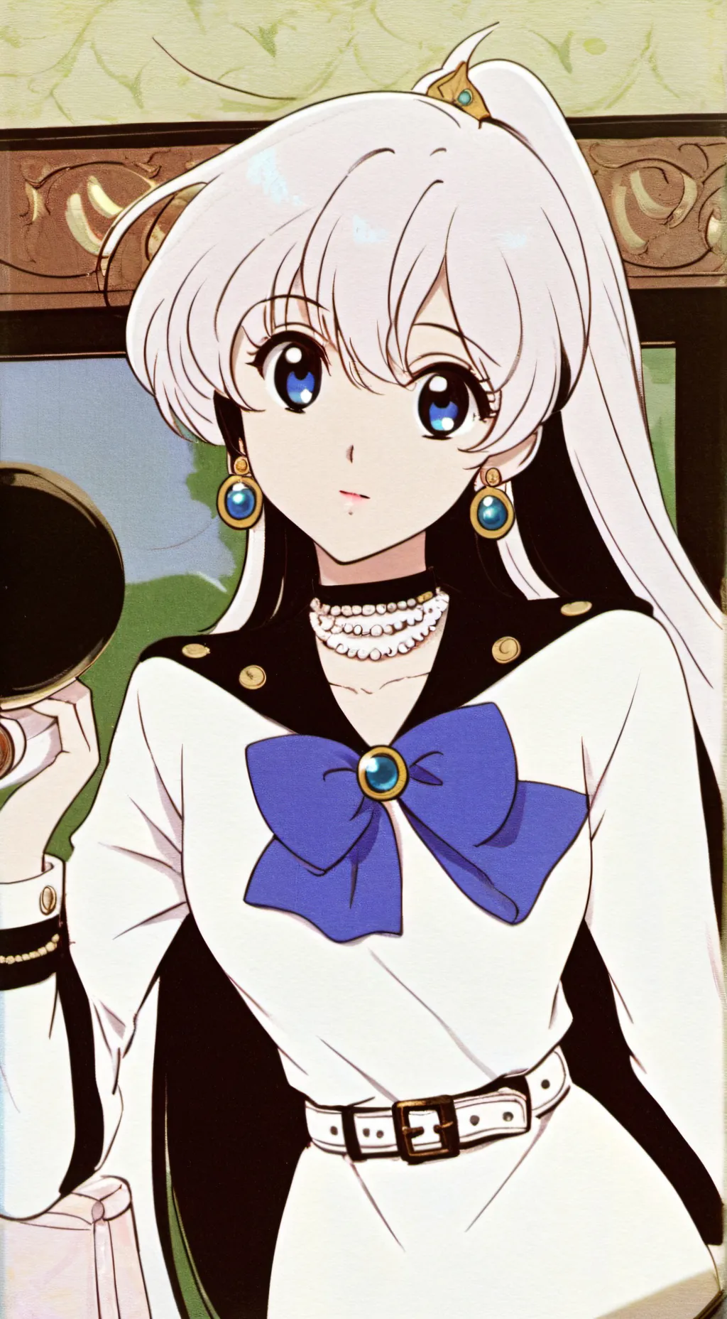 ai character: Made background