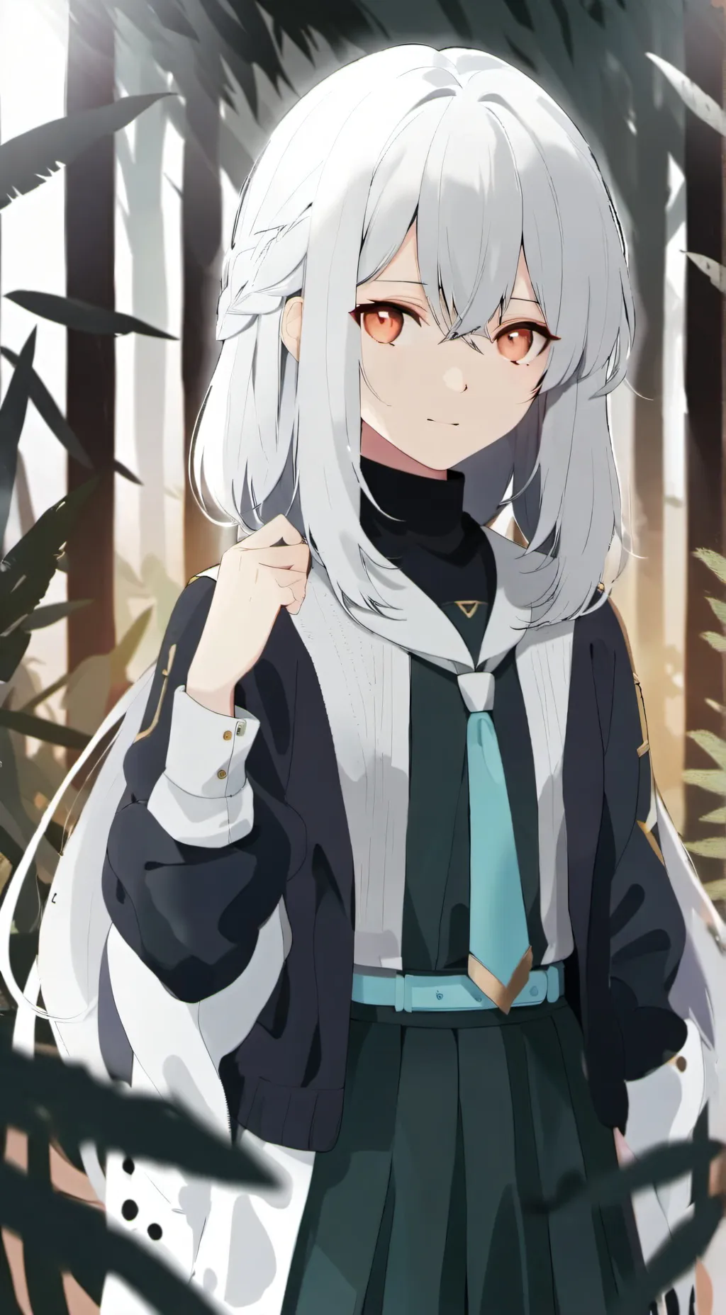 ai character: Hailey  background