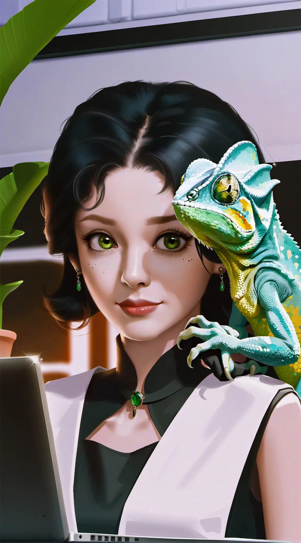 ai character: Bloop background