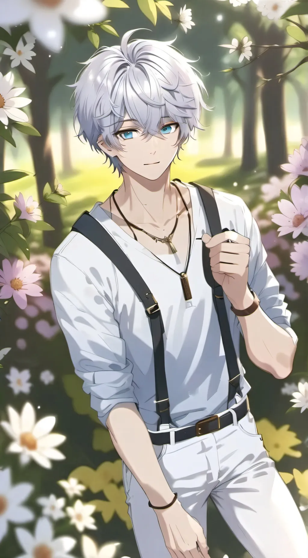 ai character: Zander background