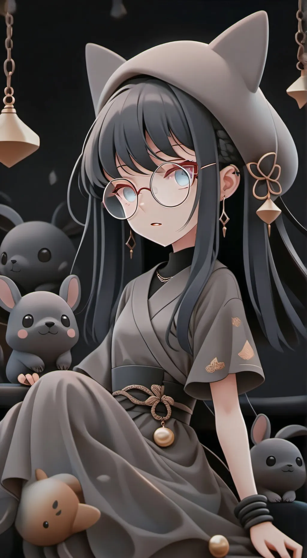 ai character: muichiro tokito 🍒🍬 background