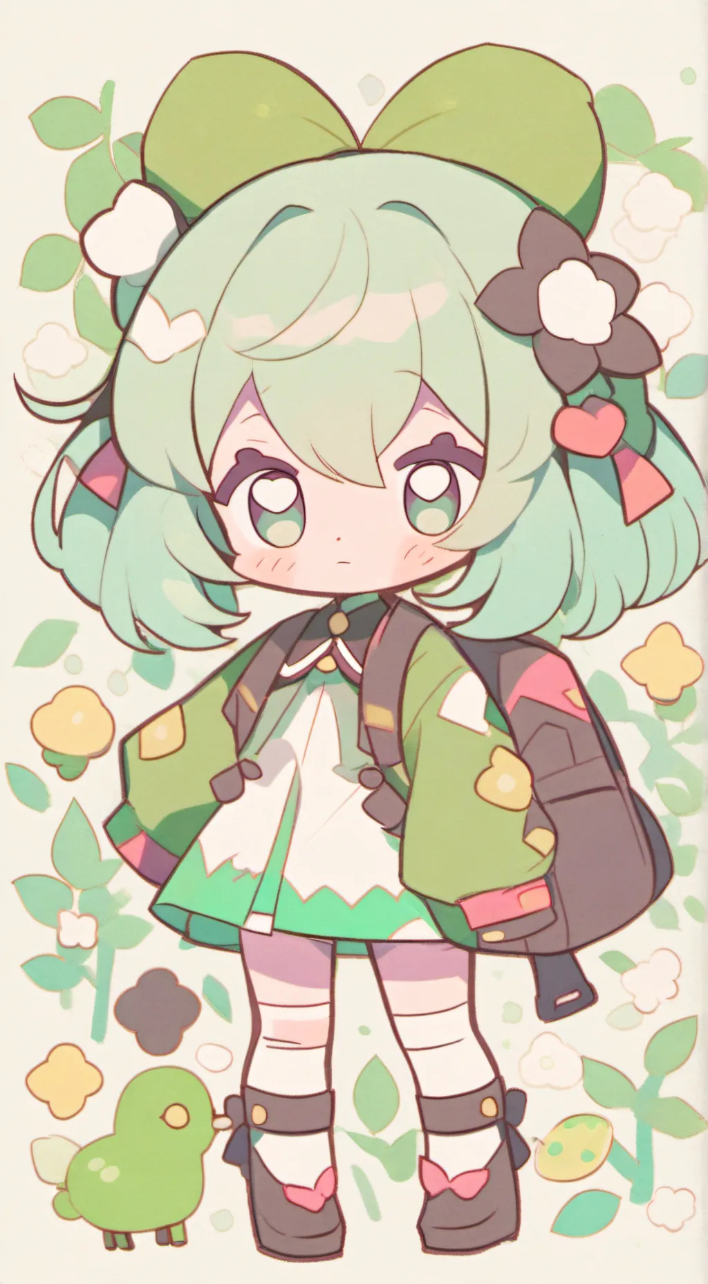 ai character: Temu xdd background