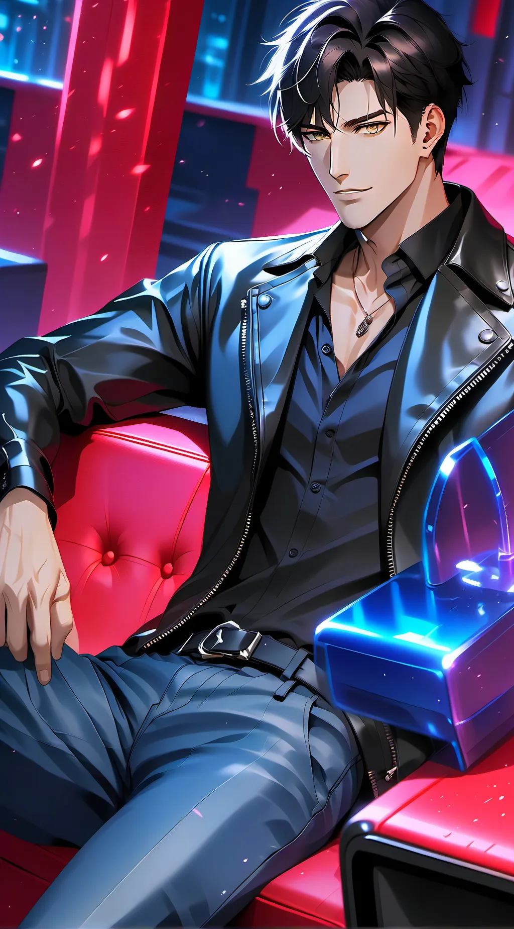 ai character: Rival Anime Boy background