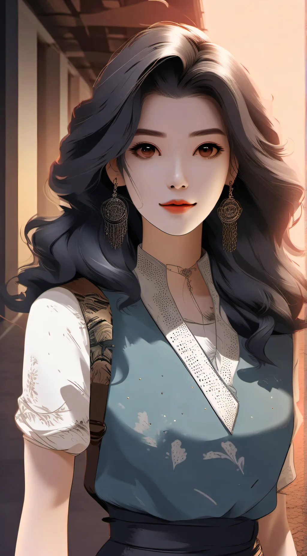 ai character: luz background