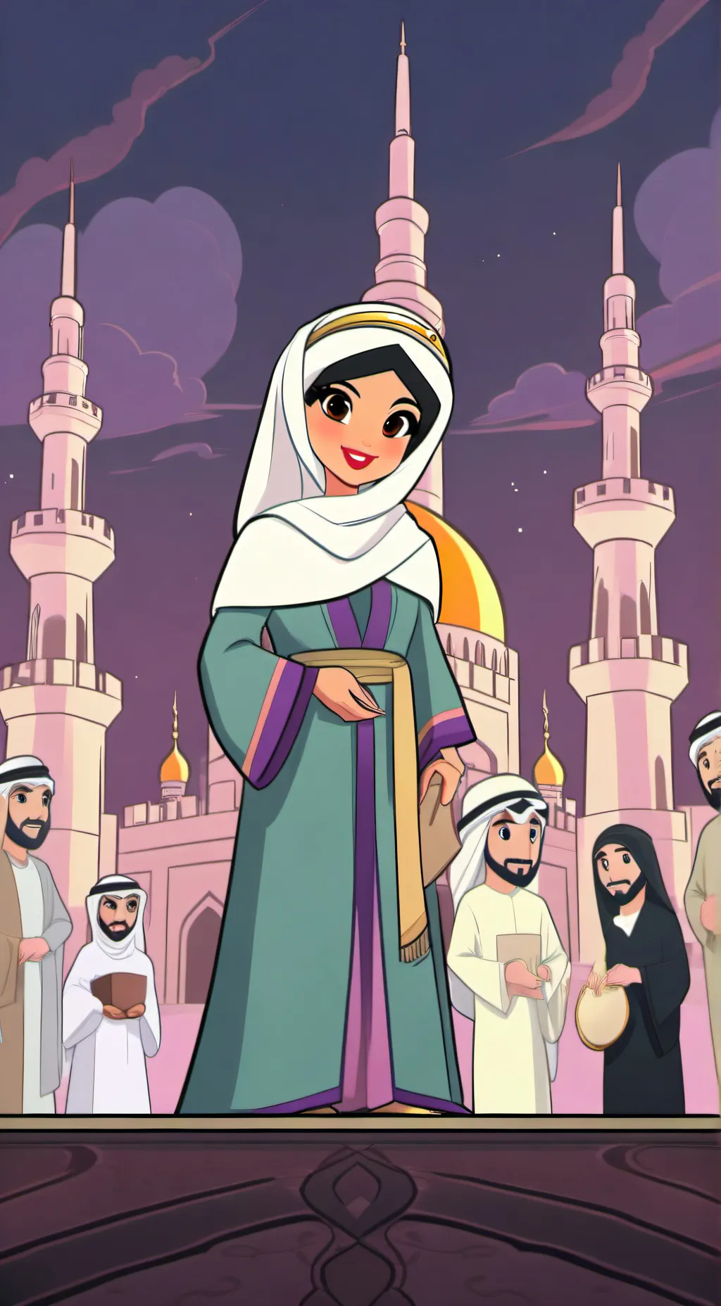 ai character: Kuwait family background