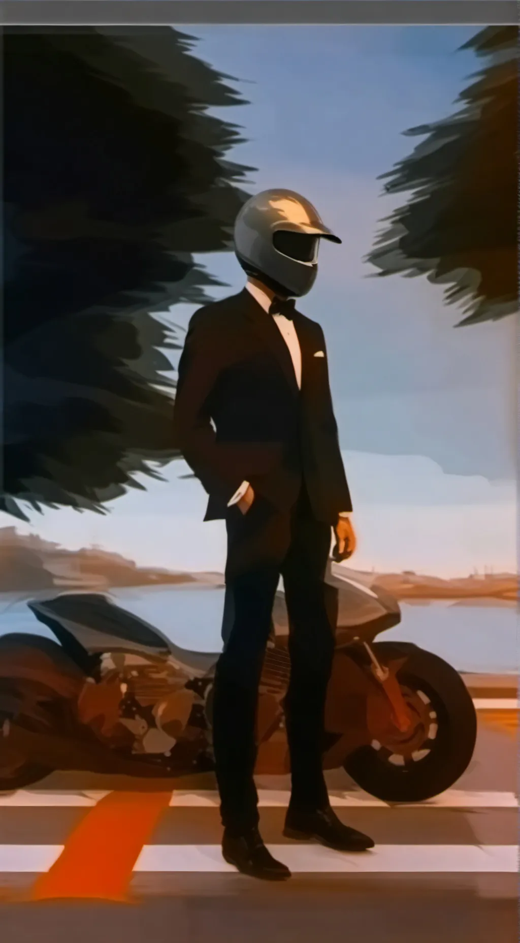 ai character: 🍪Biker boy:Jake🍪 background