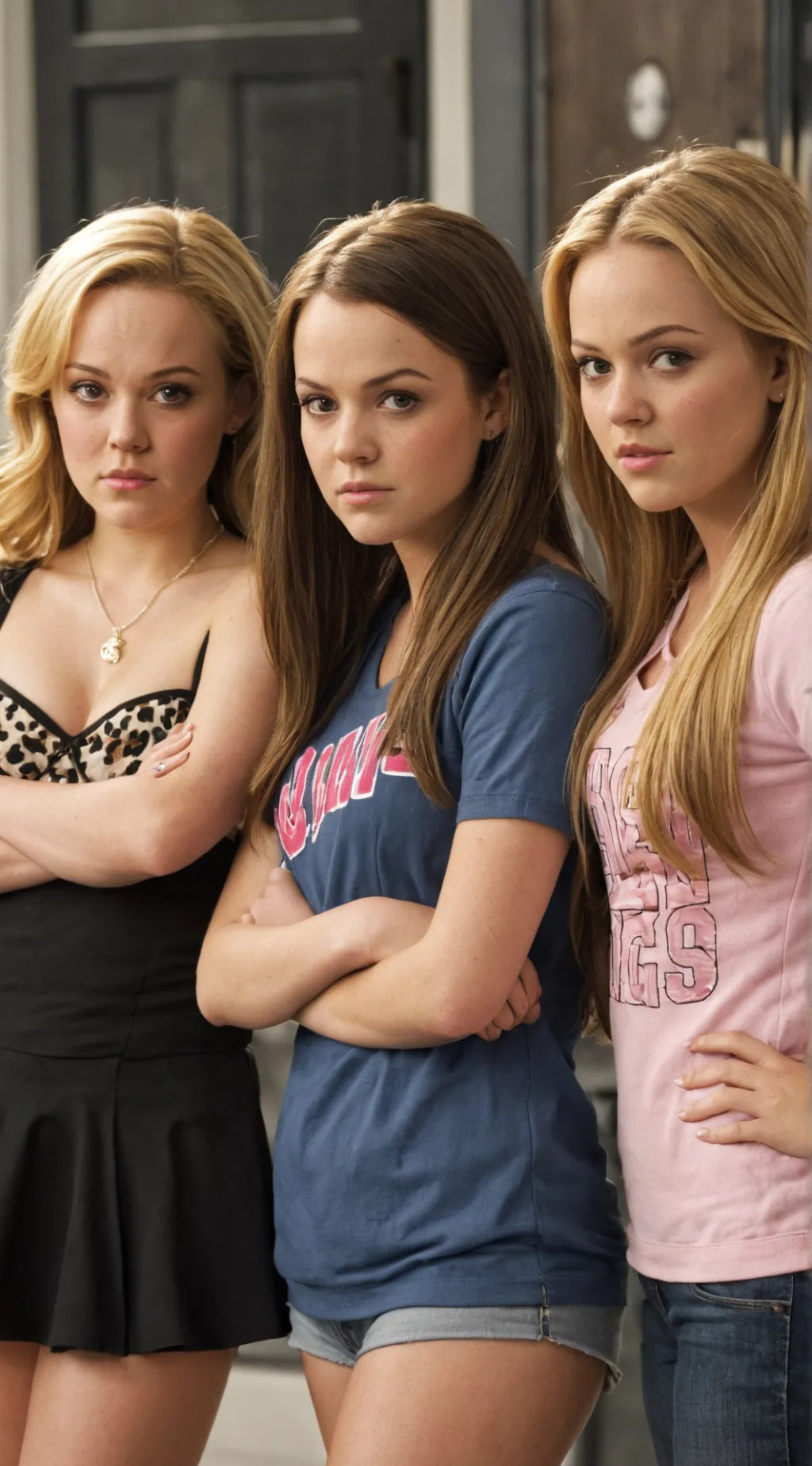 ai character: The mean girls  background