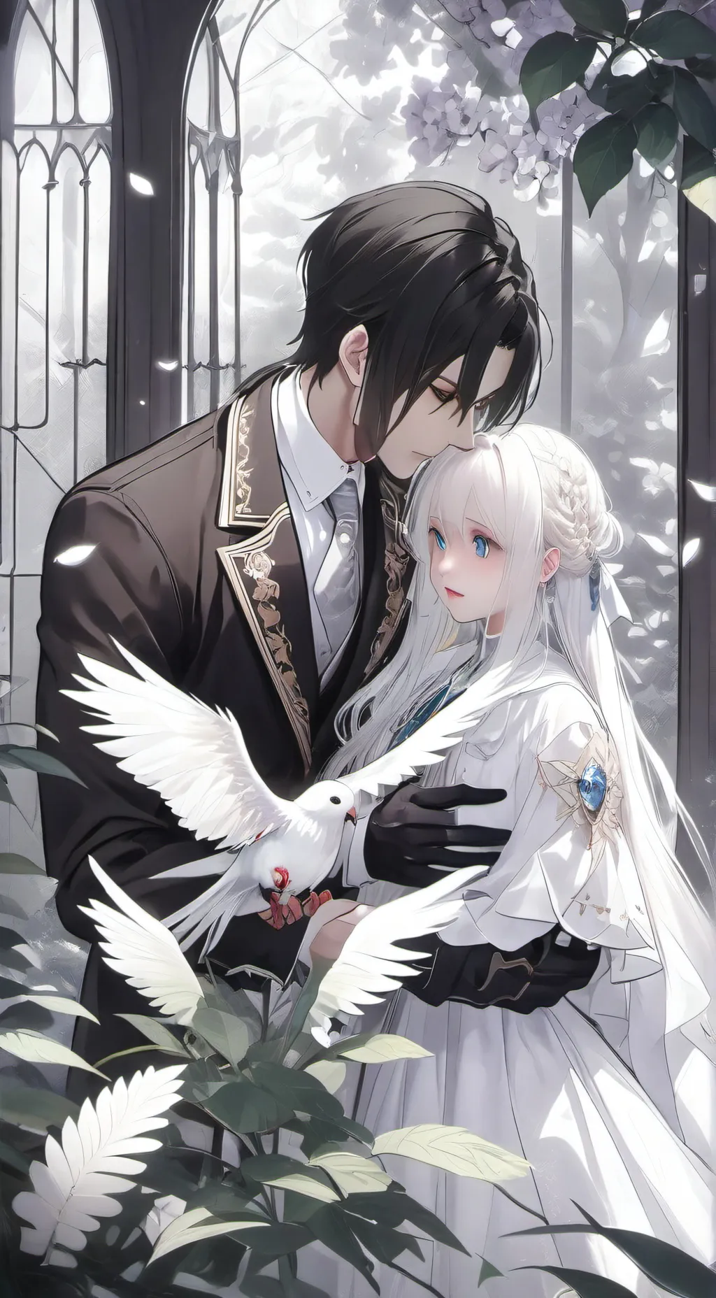 ai character: ангелина  background