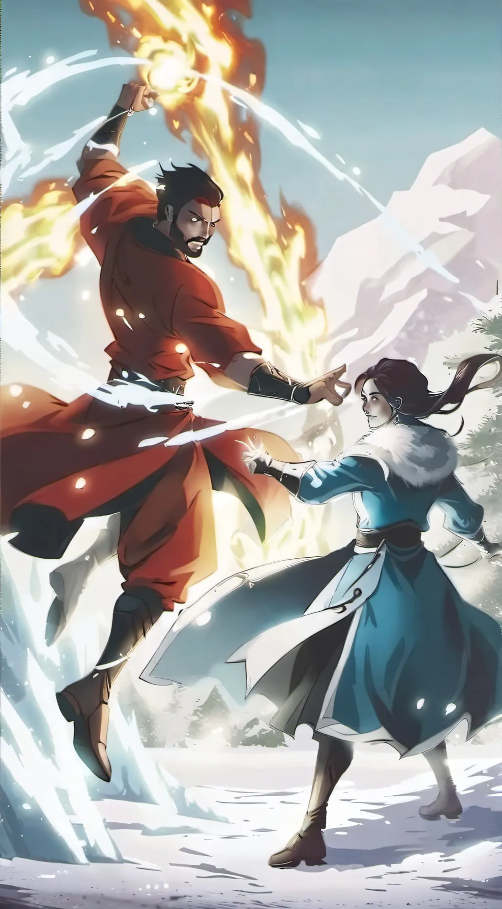 ai character: Miss ice background