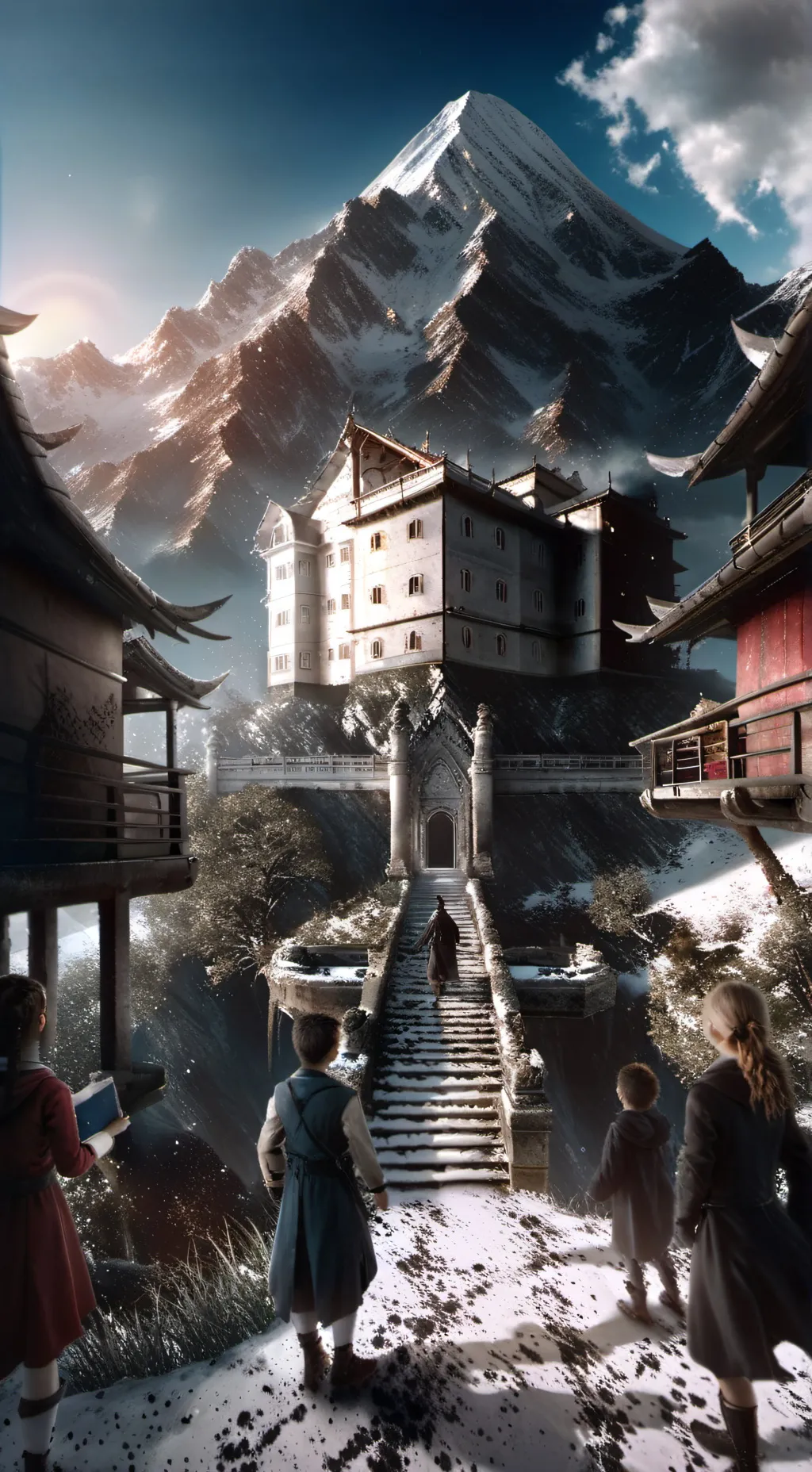 ai character: School pick me background