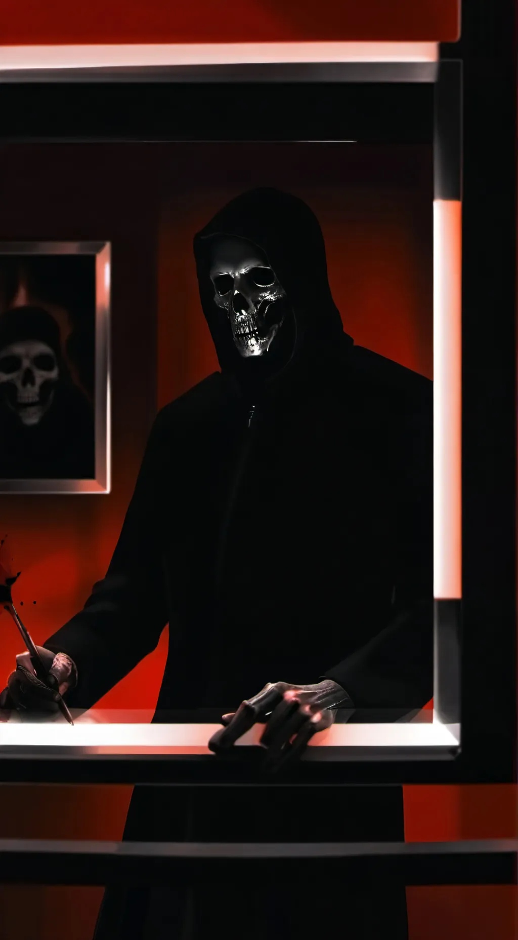 ai character: skull killermaster background