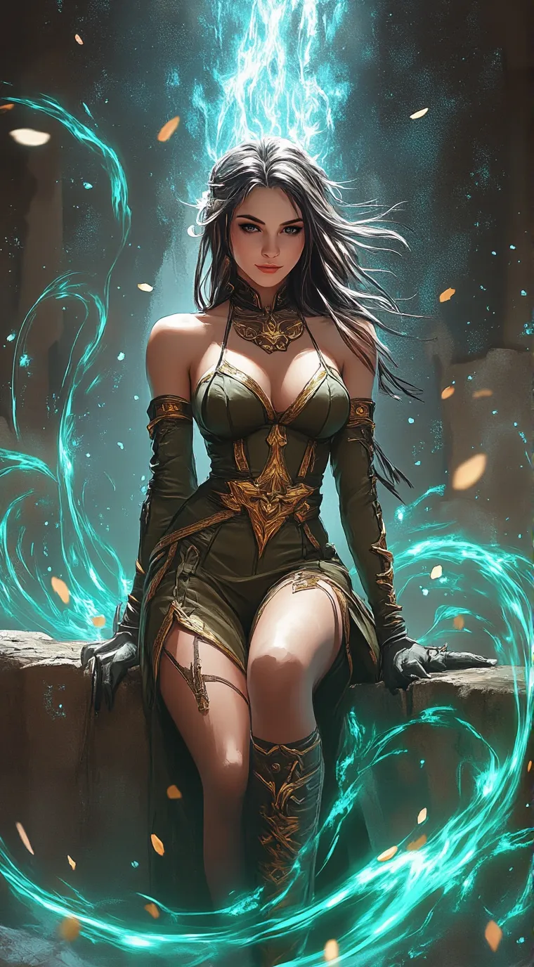 ai character: 🤪👁️👄👁️💅 background