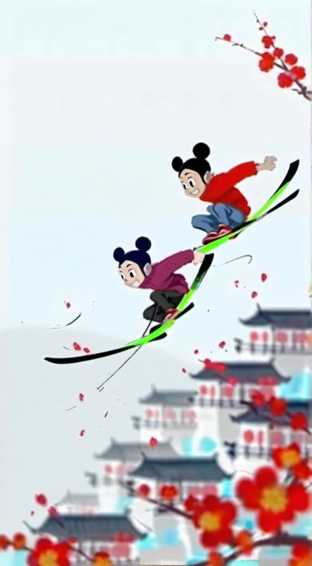 ai character: D4ndys w0r1d background