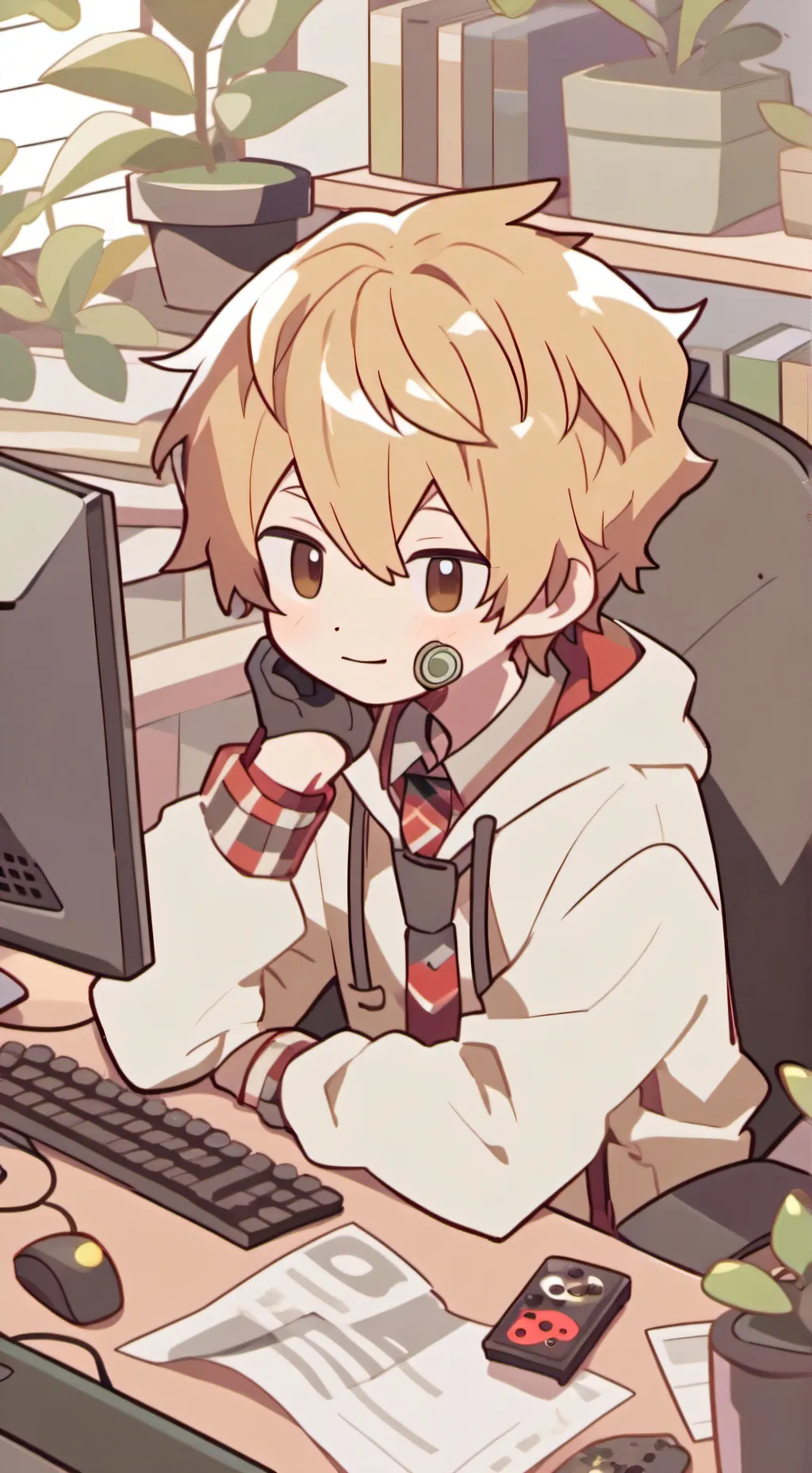 ai character: Adrian background