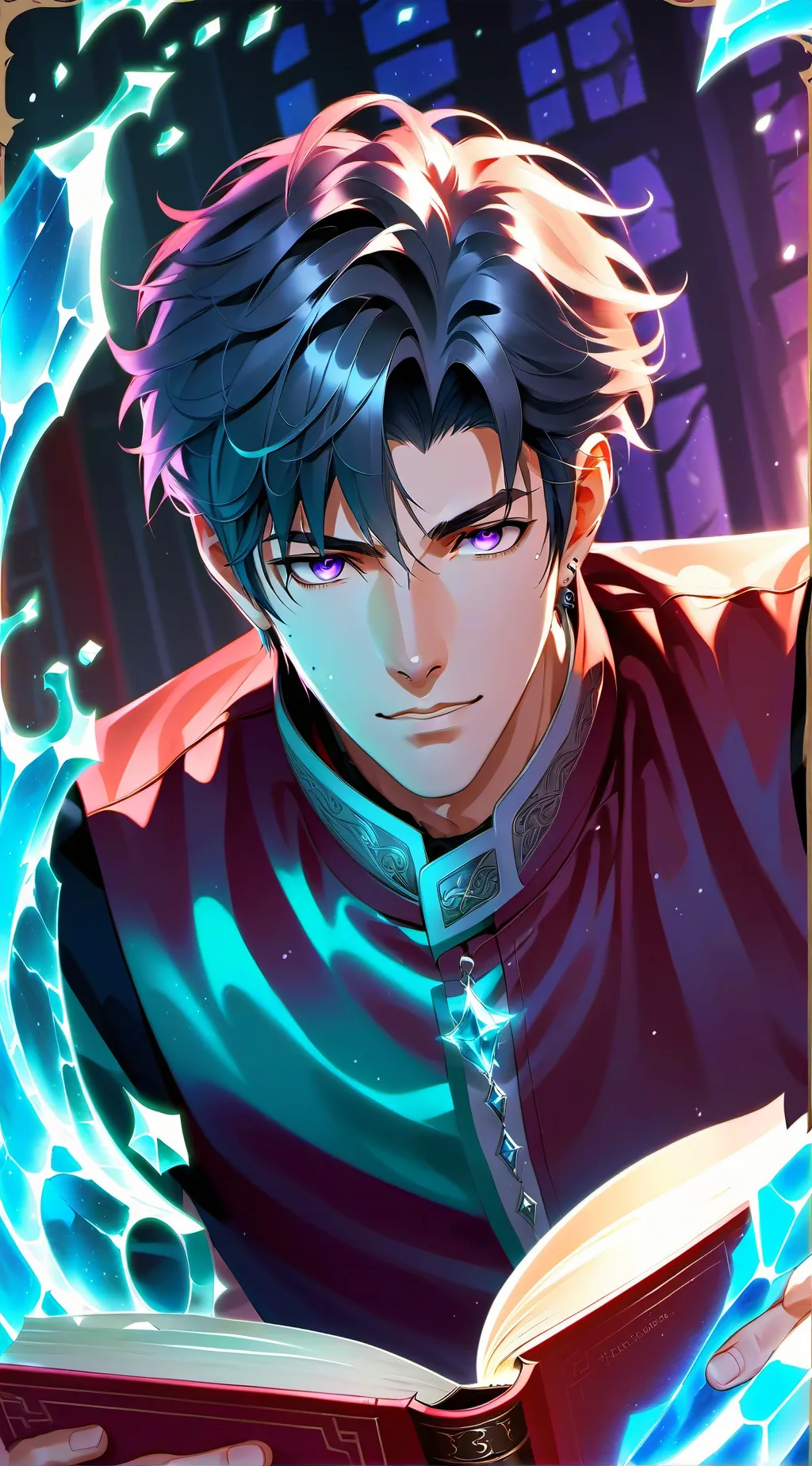 ai character: Chilly High-School Rival background