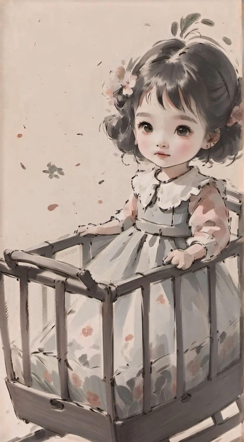 ai character: Littel spoild sis background