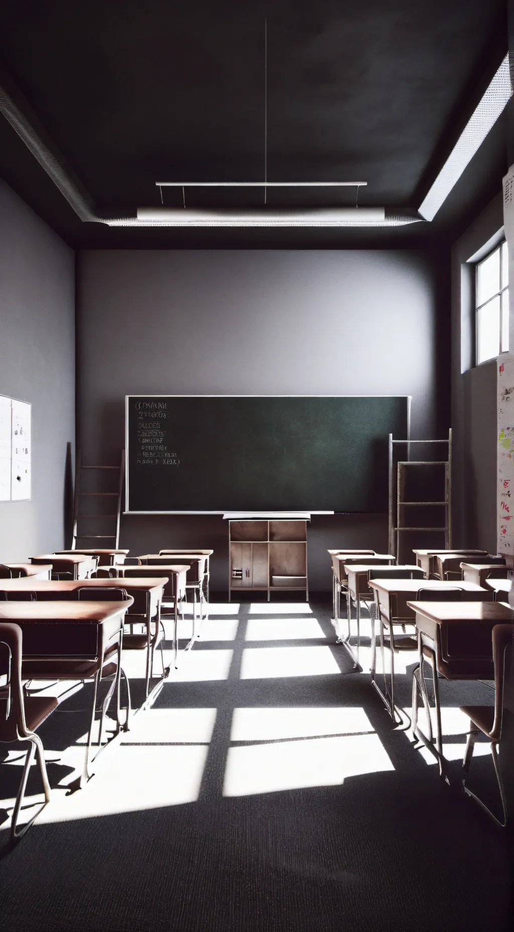 ai character: New School background