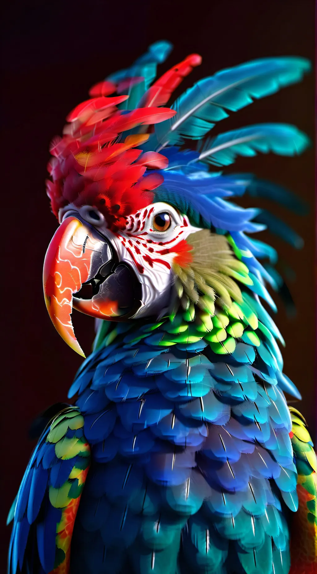 ai character: Pixel background