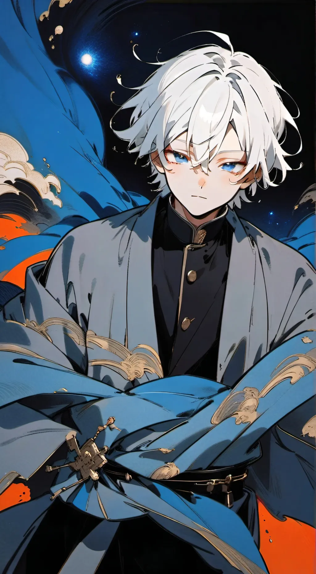 ai character: 克里斯 background