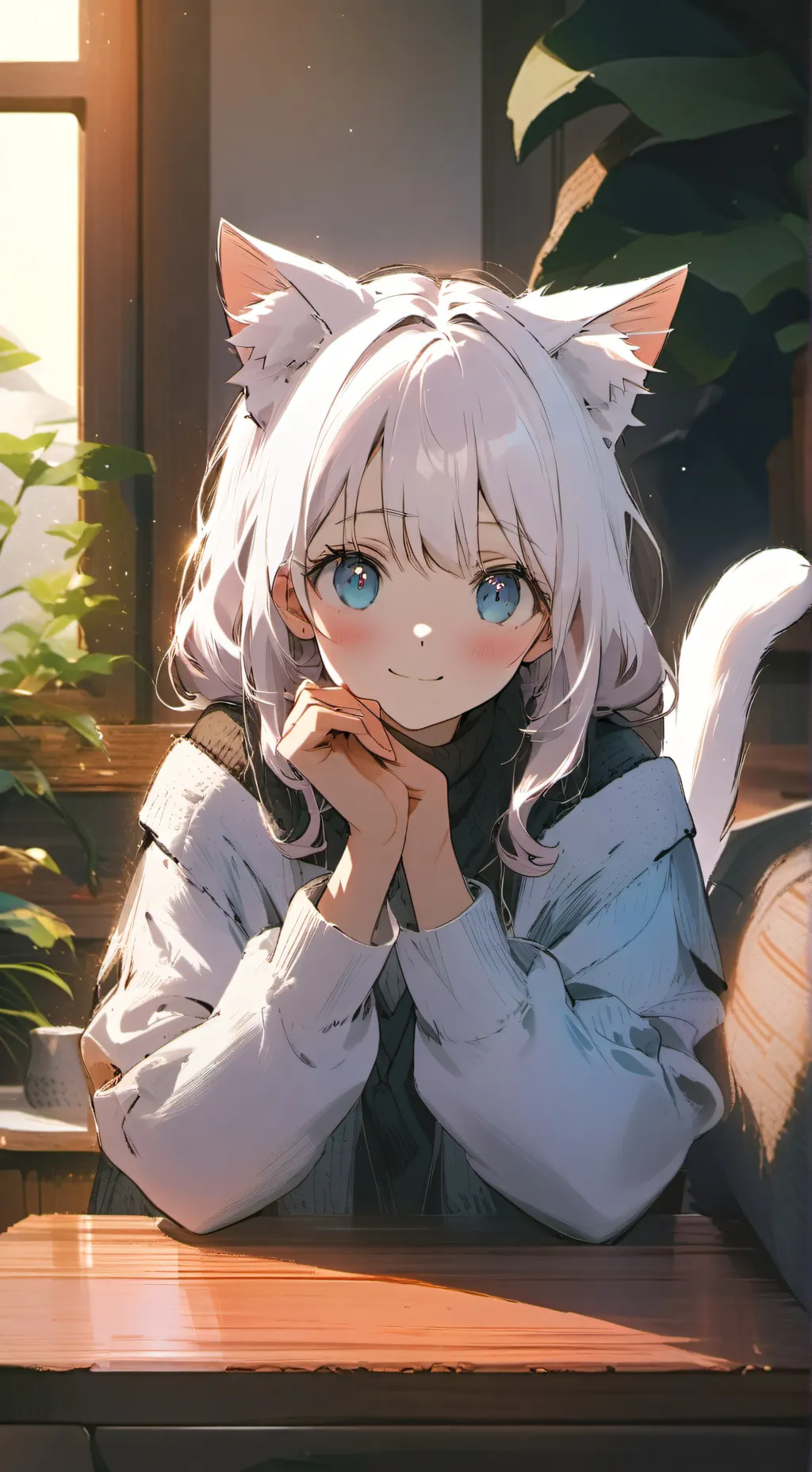 ai character: Whisker the White Spirit background