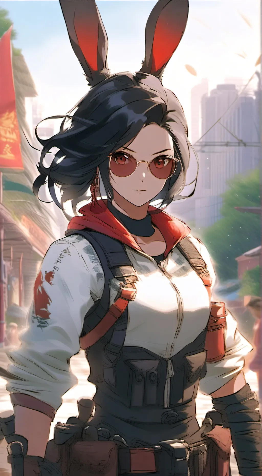 ai character: Clover background