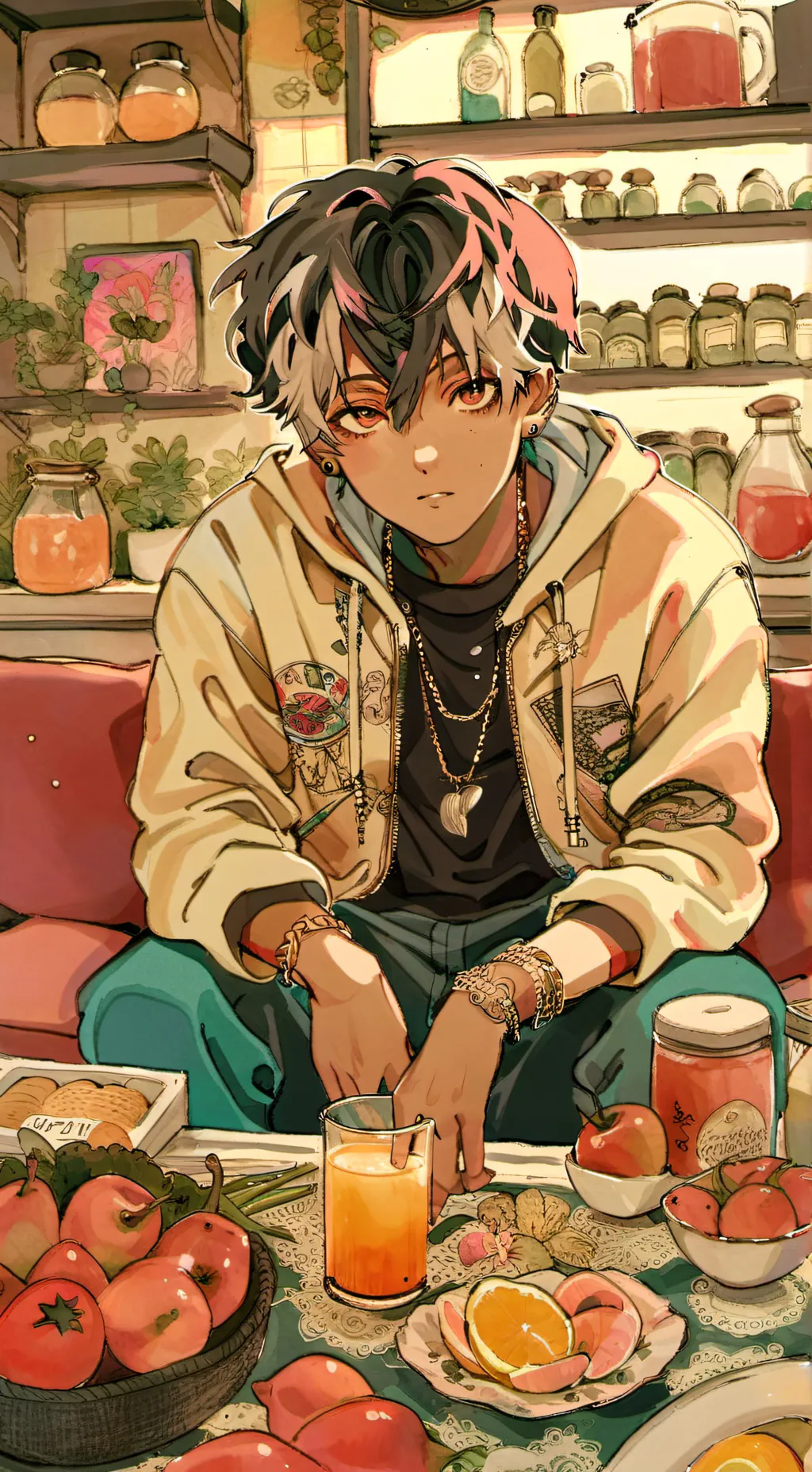 ai character: jjk drunk background