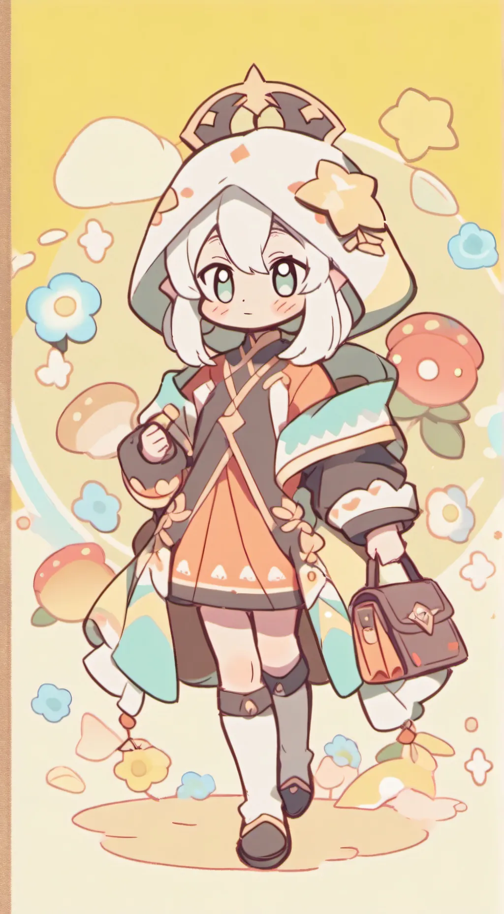 ai character: Cosmo☆ background