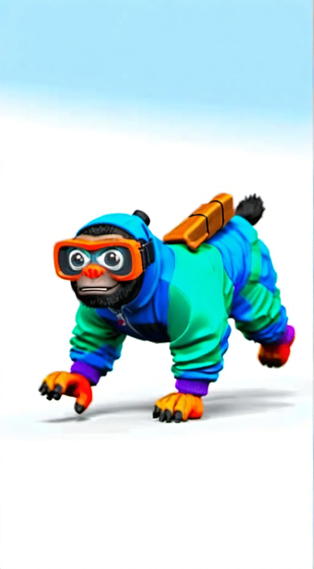 ai character: mini game kid background