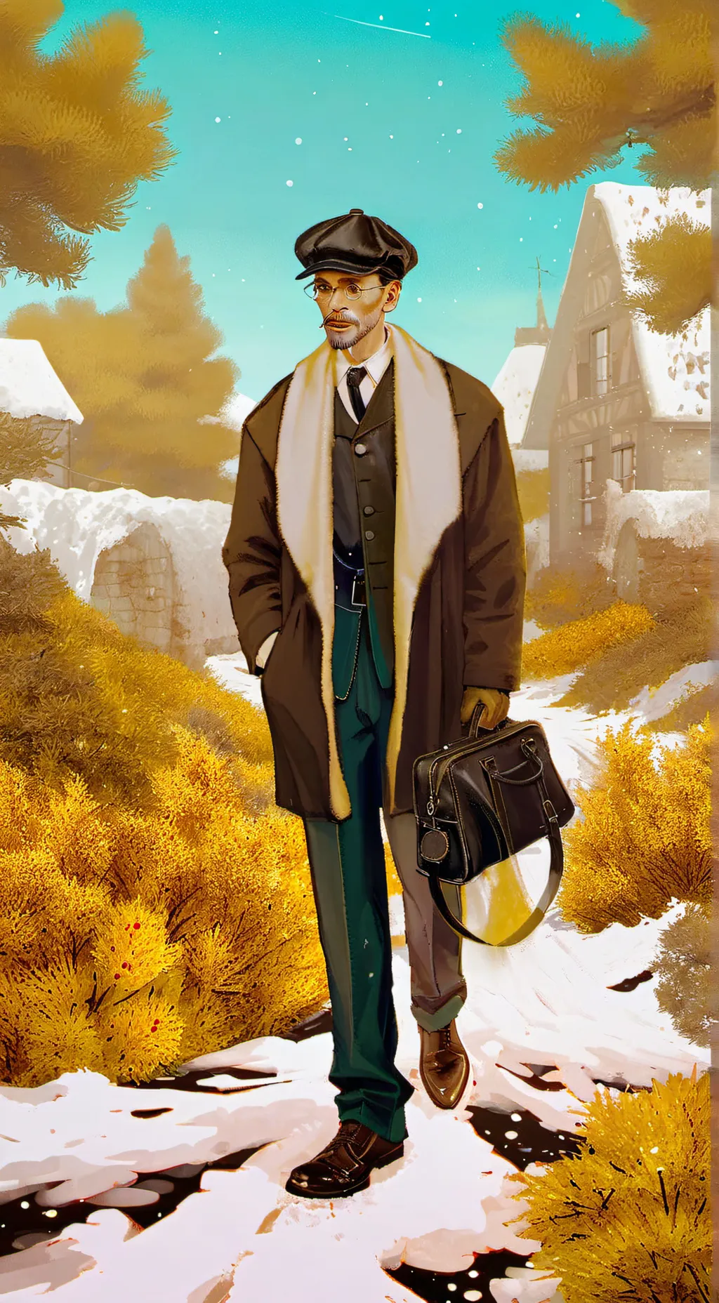 ai character: Matthew qurew background