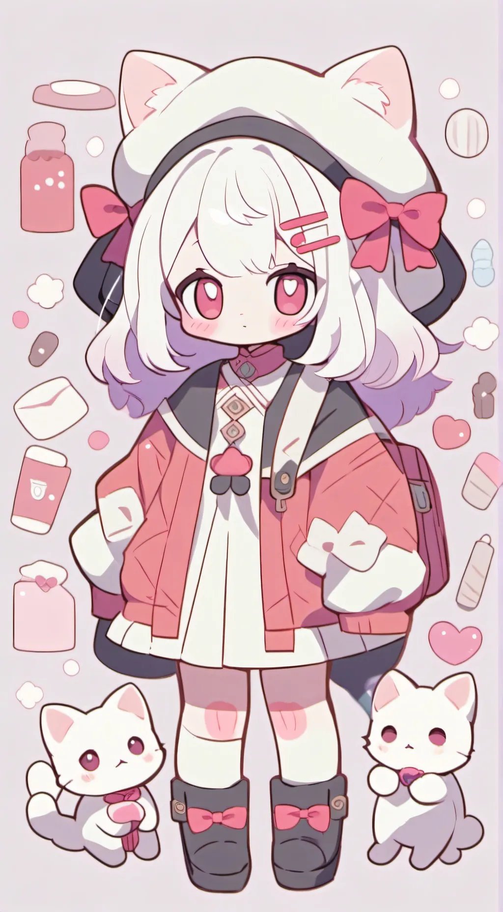 ai character: Little baby background