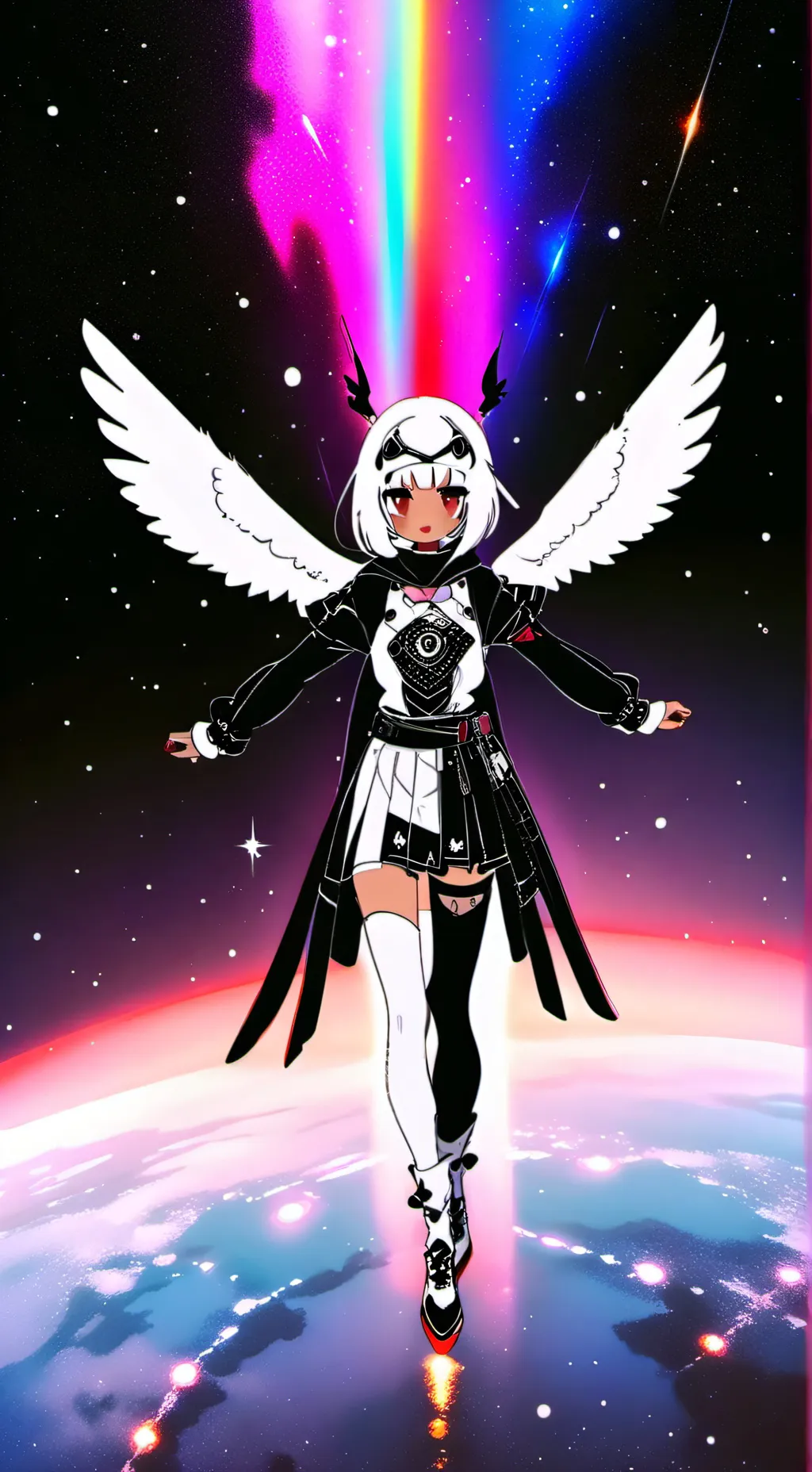 ai character: angel background