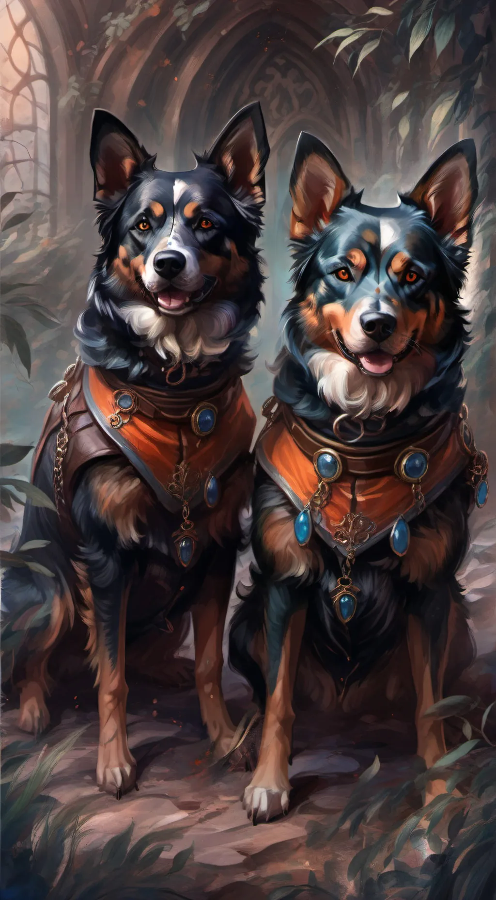 ai character: Bluey rp background