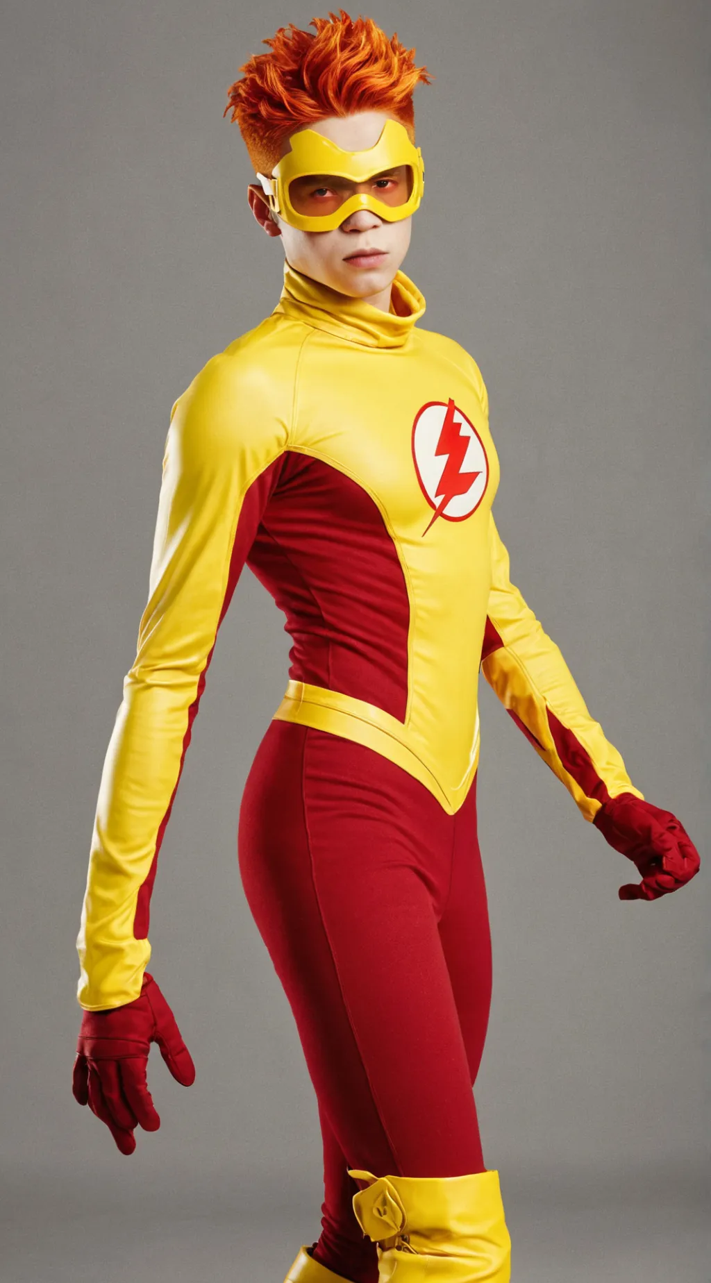 ai character: Kid flash (bart) background