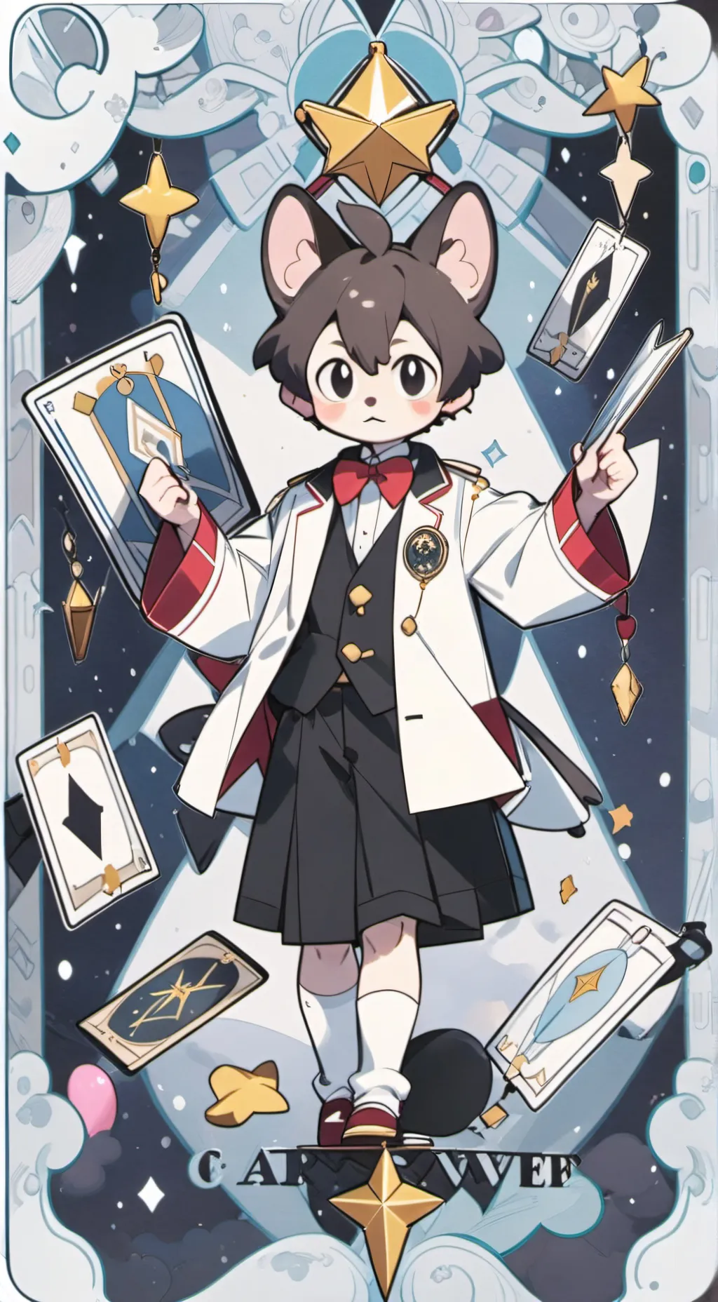 ai character: -MOONFLOWER- background