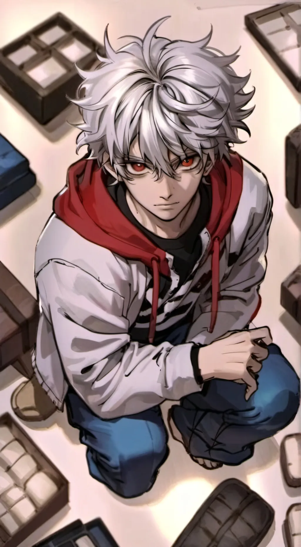 ai character: Gachiakuta background