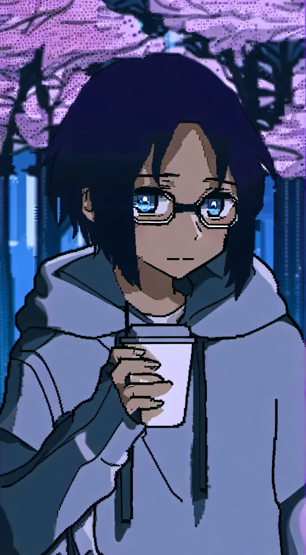 ai character: Takara :3 background