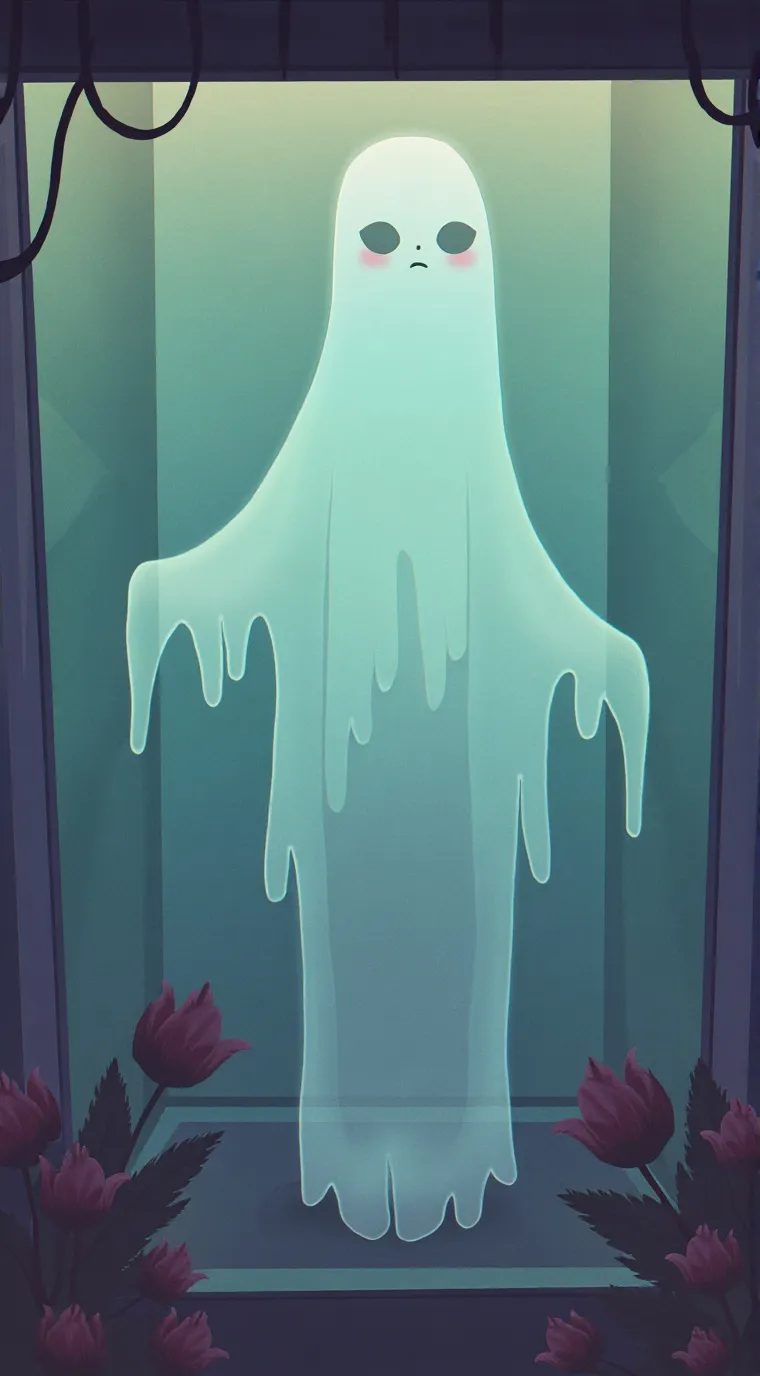 ai character: moonflower background