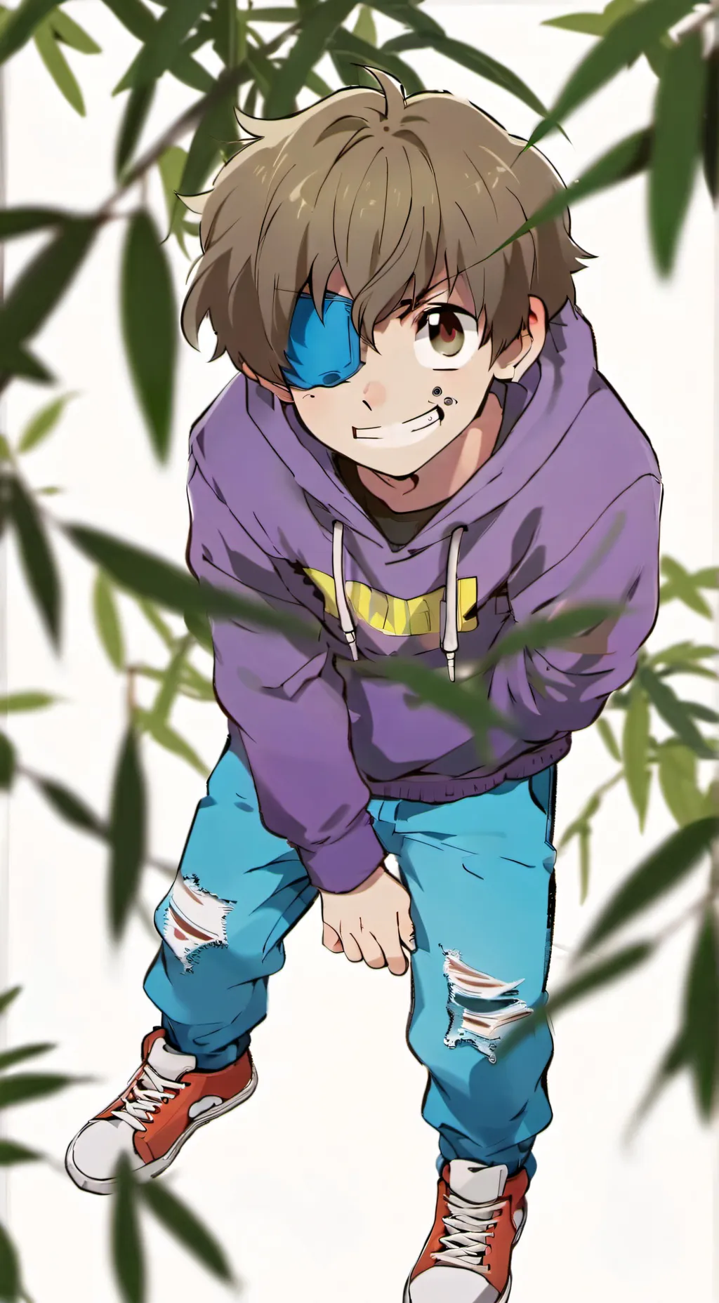 ai character: StickyBM background