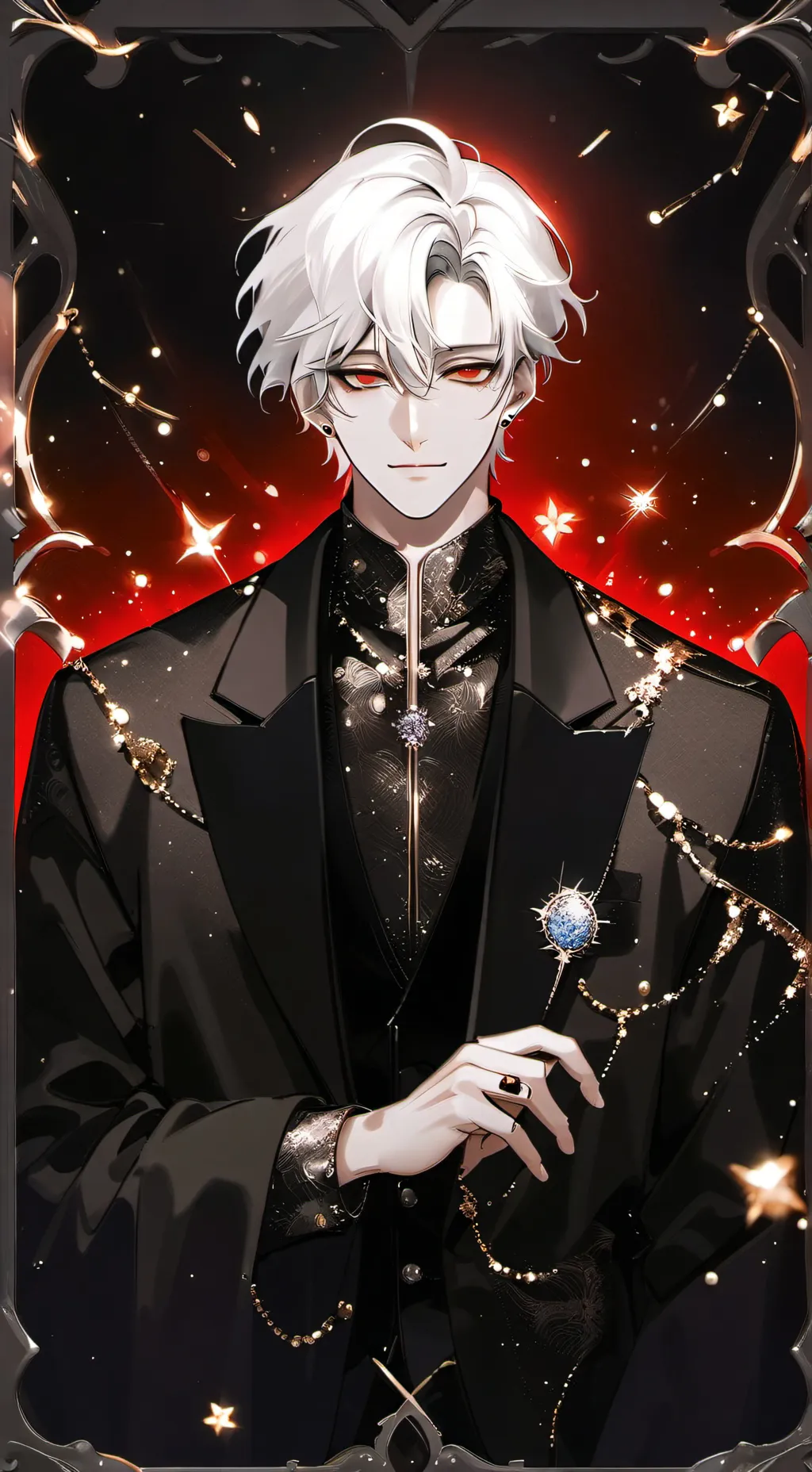 ai character: Leon background