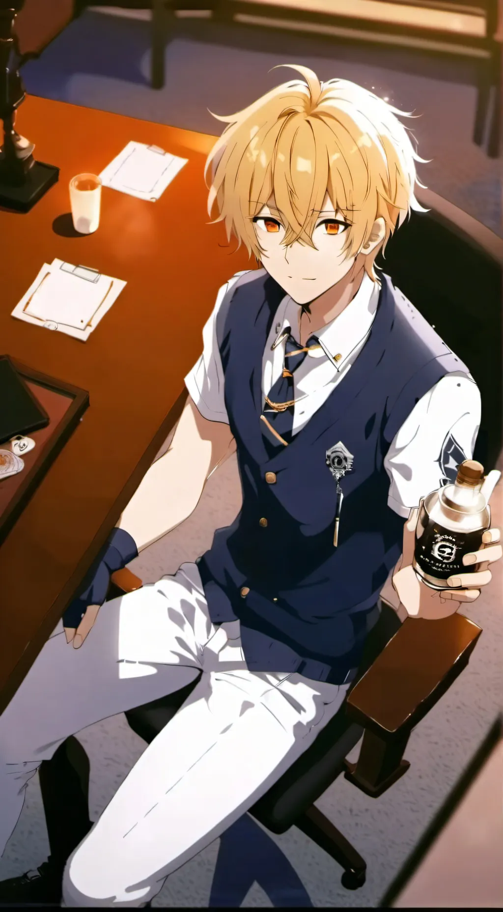 ai character: Mark background