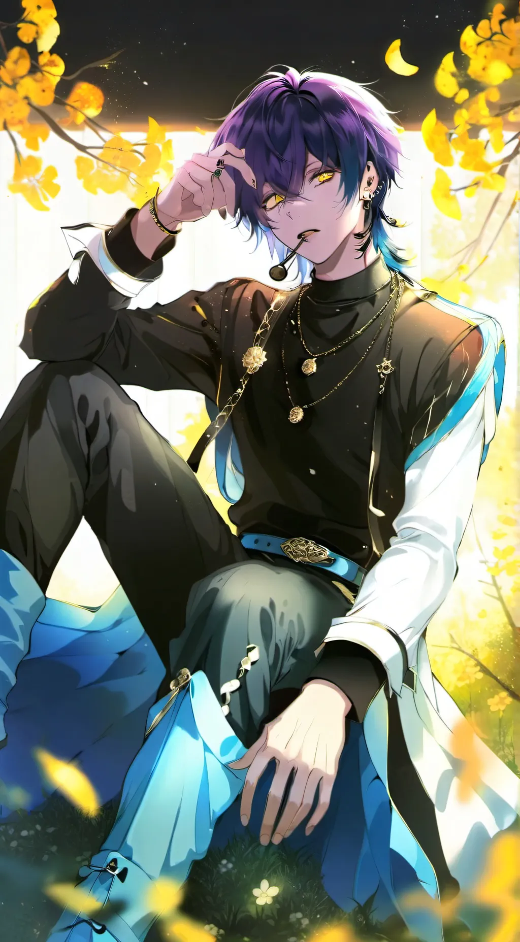 ai character: Zack  background