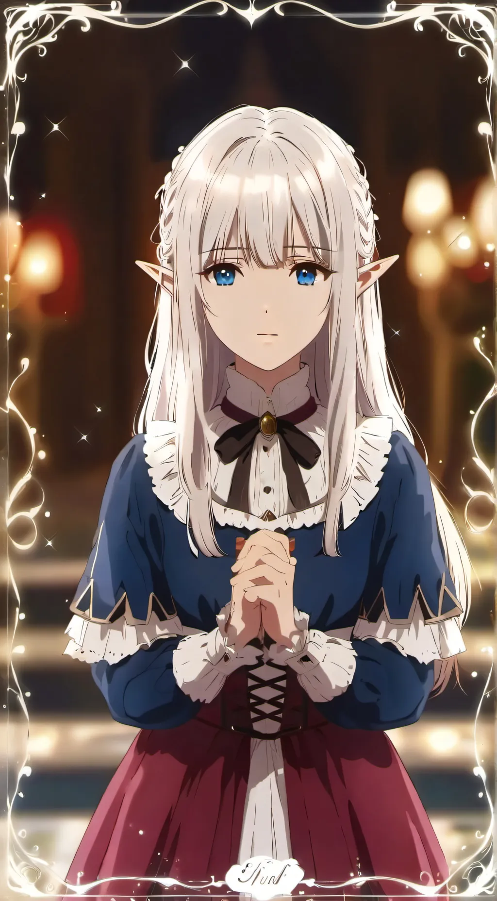 ai character: Нефелия background