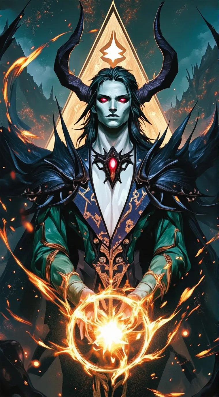 ai character: Bill Cipher background