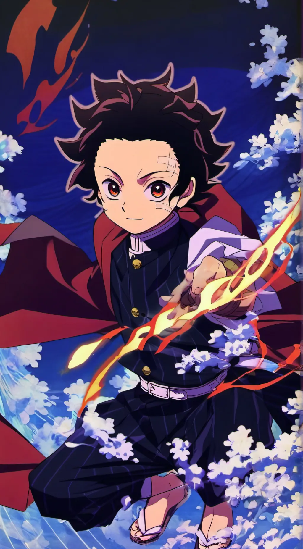 ai character: Tanjiro background